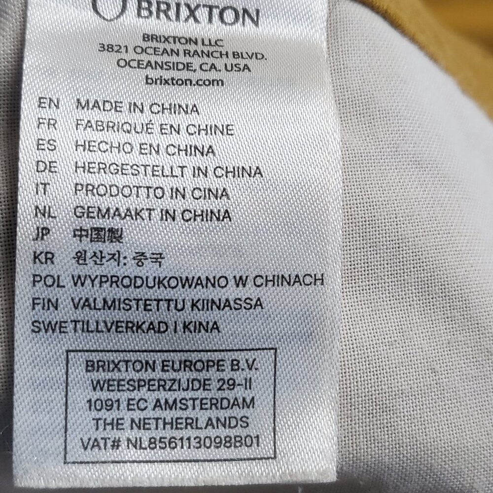 Brixton Mens Carpenter Shorts Size 29 (31" Waist ) Relaxed Chino Utility Stretch - Picture 3 of 14